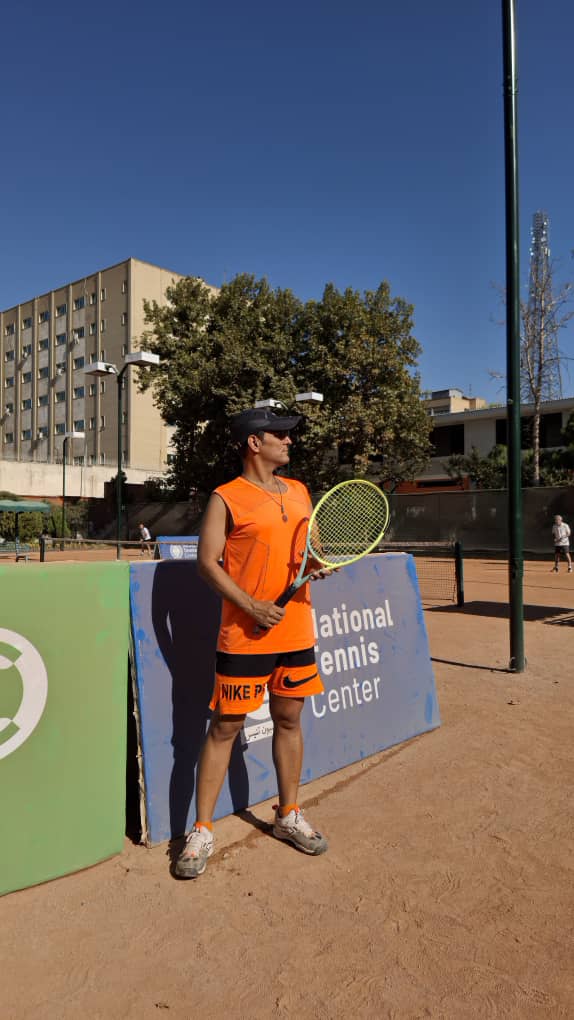 مسعود طیبی مربی تنیس و پیکلبال